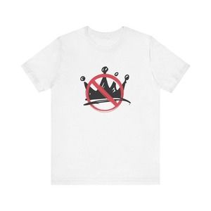 No Kings Shirt - Anti Authoritarian Protest Graphic Tee